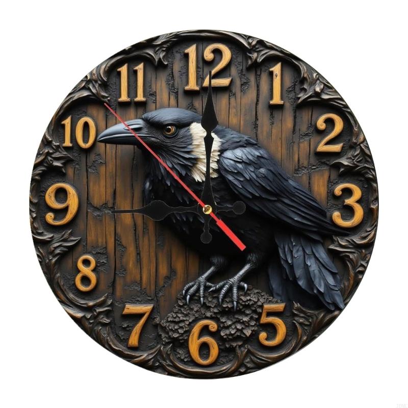 Unique Acrylic Wall Clock Quiet Operations Contemporary Art Decors For Home Enhancement J0MC
