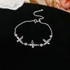 Luxury Double-Layer Pearl Zirconia Square Geometric Necklace - Versatile Clavicle Chain for Chic Commuting