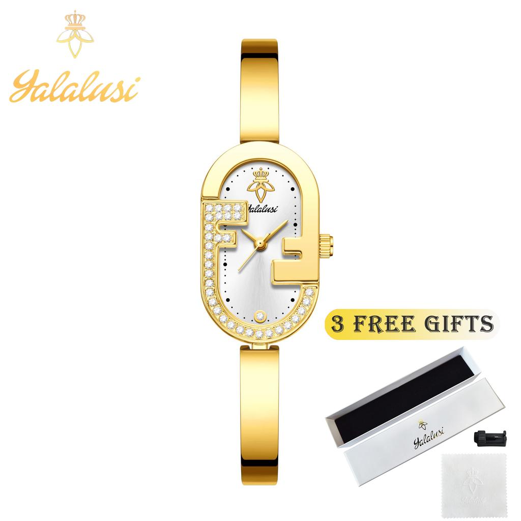 YaLaLuSi Women's Water-Resistant Quartz Watch: A Luxurious Fashionable and Elegant Bracelet Watch—The Perfect Gift for Girls