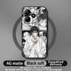 Jujutsu Kaisen Yuta Okkotsu Phone Case For Xiaomi Redmi Note 14 13 12 11 Pro Plus S 5G 4G Soft Black Phone Cover