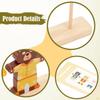 Matching Toy Wooden Beads Sequencing Set Counting Early Education for Boys Girls Color