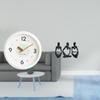Modern Wall Clock Sculpture Quiet Large Numerals Decorative Desk Hanging Collectible for Home Office