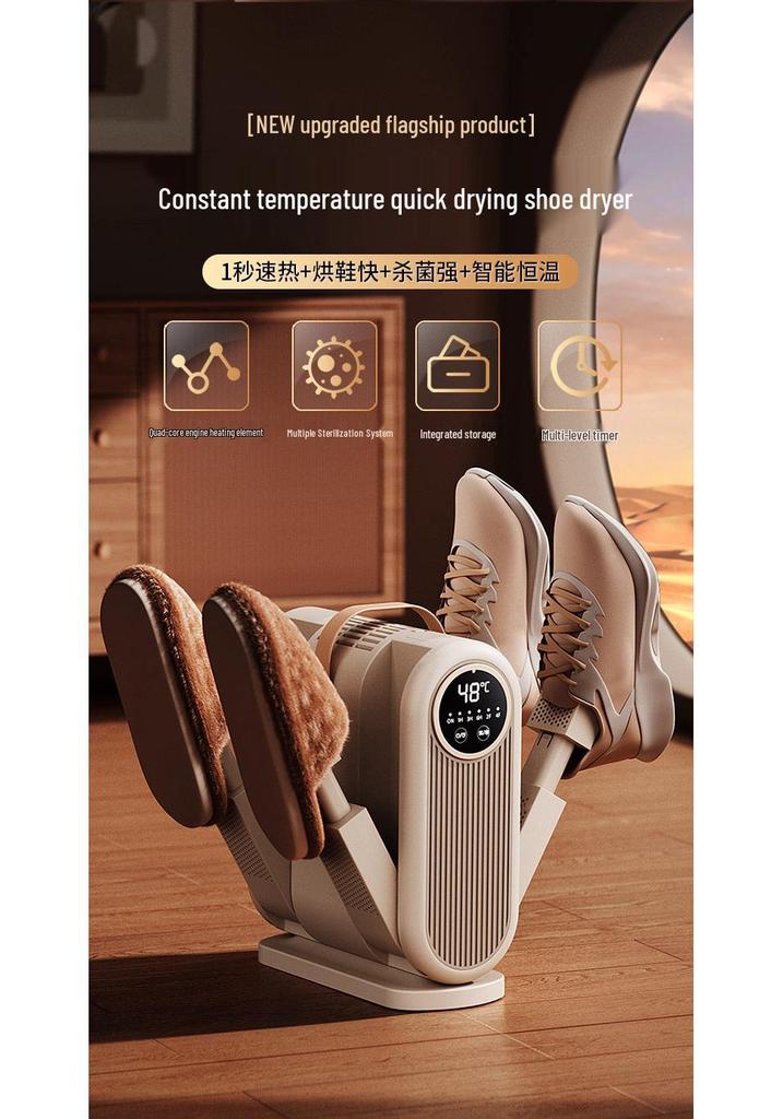 New Portable Smart Shoe Dryer – Quick Dry, Foldable, Constant Temperature for Students and Home Use