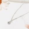 Mini Rhombus Pendant Slim Chain Necklace (C2503-AN941_SV)