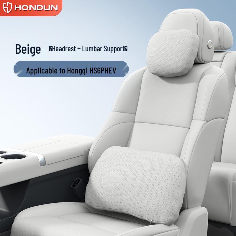 Hongqi HS6 Nackenkissen & Lendenwirbelstütze - Wesentliches Zubehör für Kopfstütze & Rücken im Auto