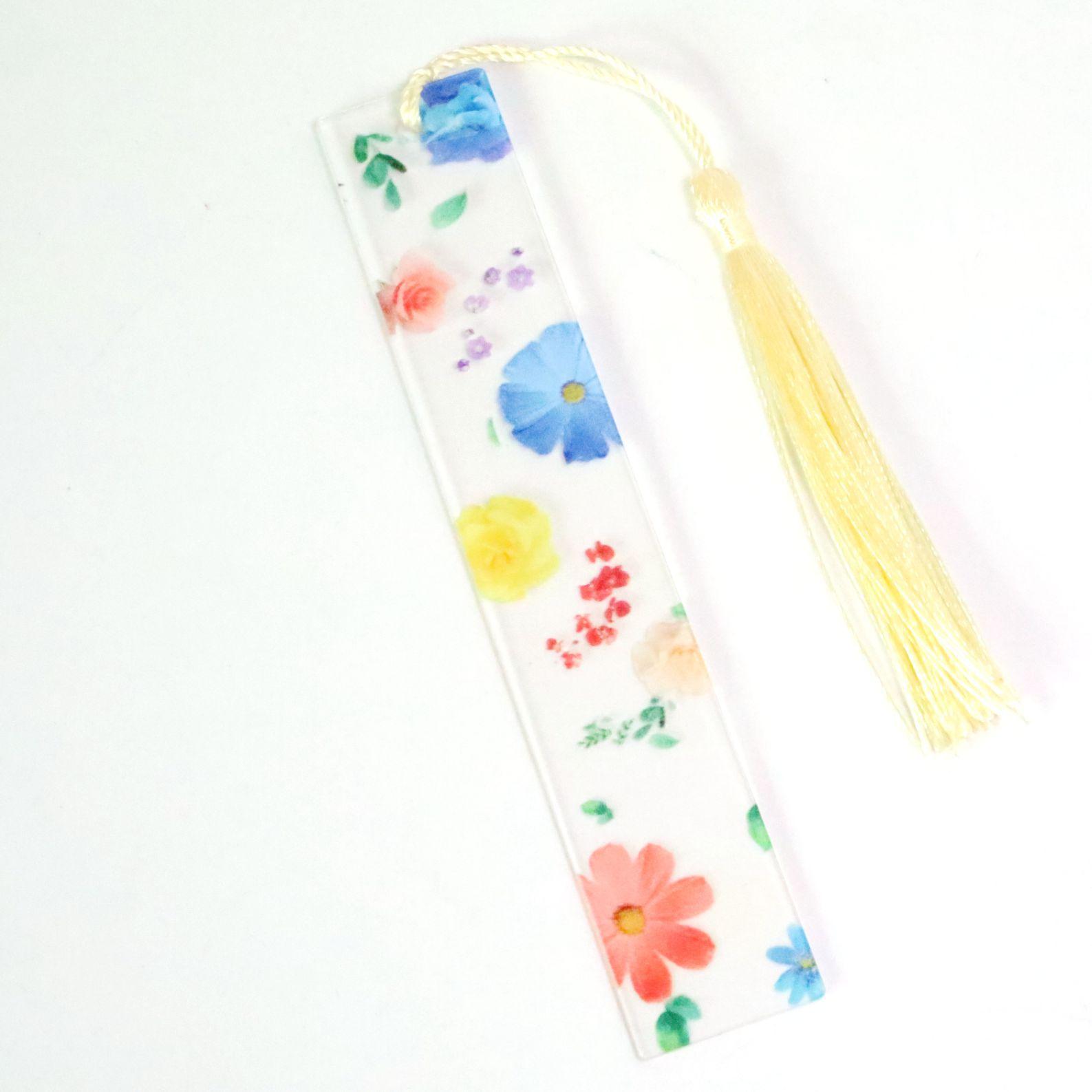 

Прозорі акрилові закладки Квіткові закладки Шкільне приладдя для учнів Подарунки канцтовари Креативні подарунки