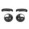 For Fiat 500 2010-2024 ABS Carbon Fiber Car Ide Handle Panel Frame Cover Trim Sticker Interior Car Accessories