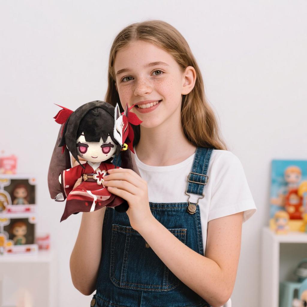 Plüschpuppe, Spielzeuggeschenk, Cartoon, Stoffpuppe für Kinder, Geschenkkissen für Kinder