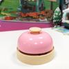 cute Hand Bell Delicate Durable Hand Clapping Bell Hand Pressing Service Bell Table Game Pet cat Toys Accessories Ringbell Gift