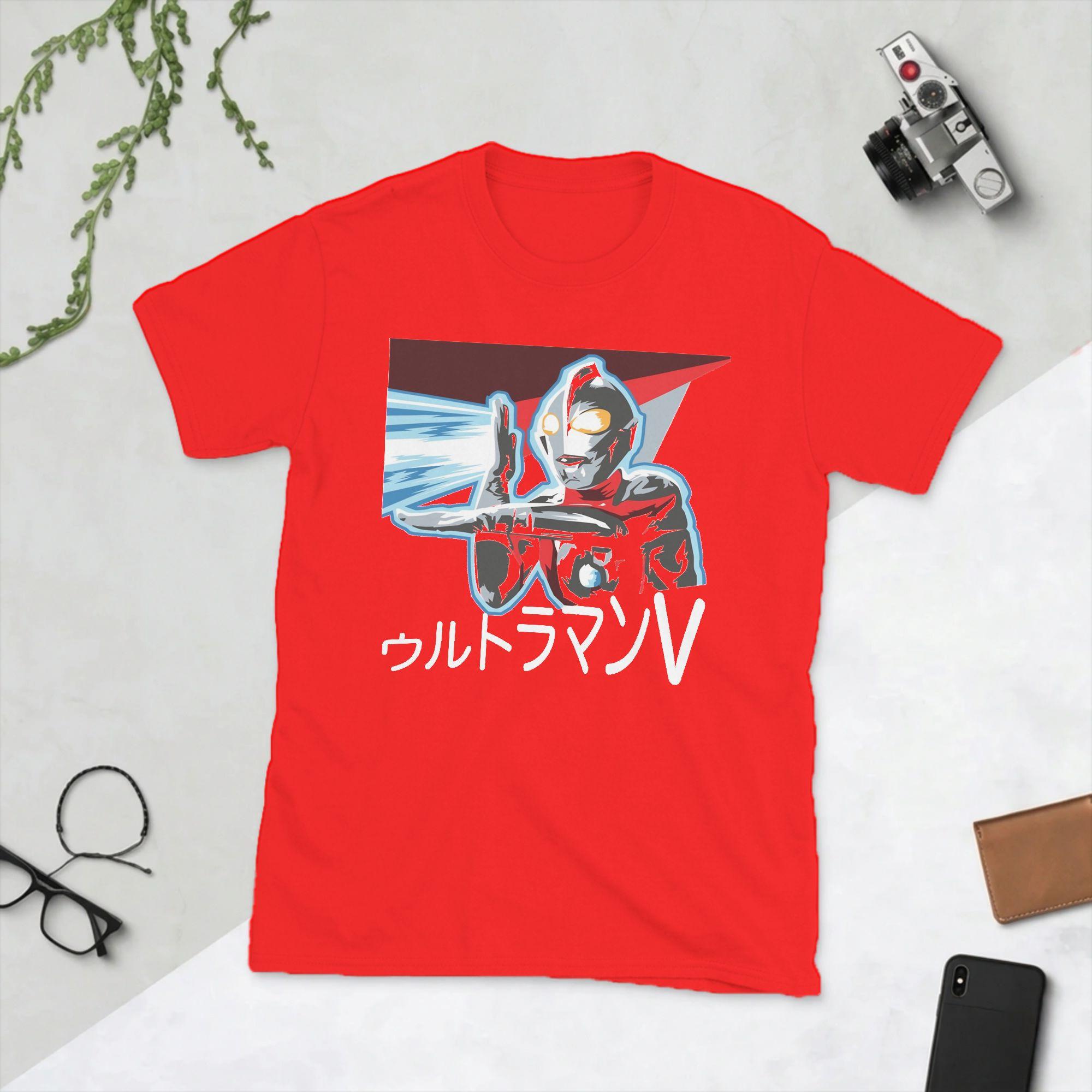 Unisexs UltraUnisex Tokusatsu Japan T Shirt Pure Cotton Tops Novelty Short Sleeve Crewneck Tees Original TShirt S