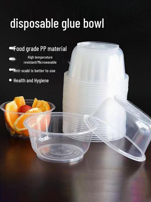 Disposable Plastic Conical Bowl Tableware Set