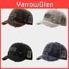 Cappellino da baseball in velluto a coste vintage con disegni di lettere ricamate per abbigliamento casual da strada