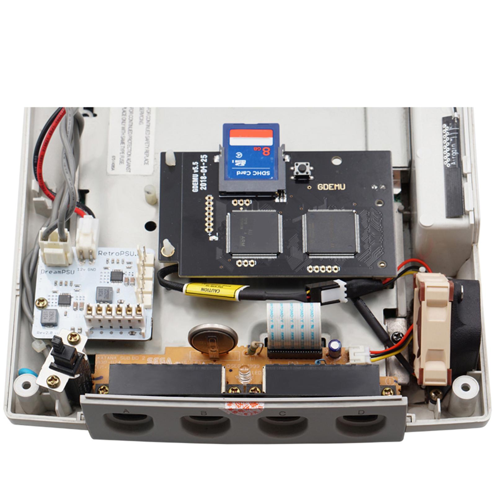 

Dreamcast Мод вентилятора Noctua 3D-печатные детали + Адаптер для вентилятора Деталь без крышки Сделано для вентилятора Noctua NF-A4x10 5V A