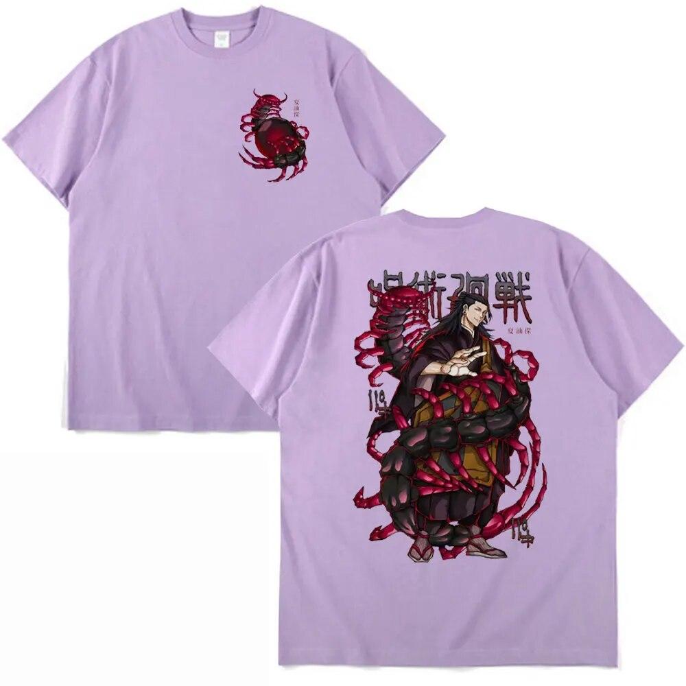 Anime Jujutsu Kaisen T Shirt unisex Satoru Gojo koszulka z nadrukiem graficznym z krótkim rękawem japońska koszulka unisexga bawełniana ponadgabarytowa koszulka unisex