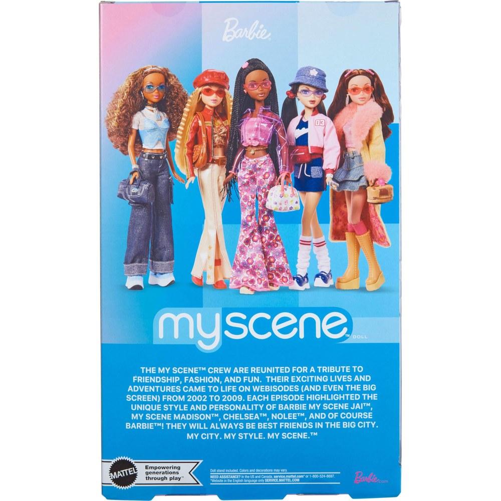 Barbie My Scene Jai Signature Black Dress-up Doll and House Playset for Ages 6 and Up JBH84