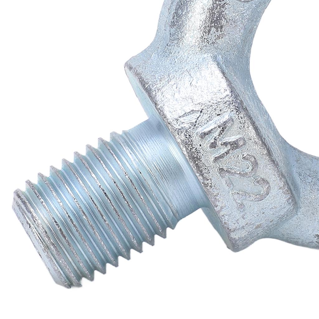 2PCS Lifting Ring Bolts Galvanized Carbon Steel Eyebolts Deep Threaded Lifting Shoulder Eyebolt M22