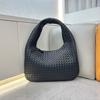 Large capacity high-end handwoven bag tote bag casual wide shoulder strap fashion commuting cross-border shoulder armpit bag