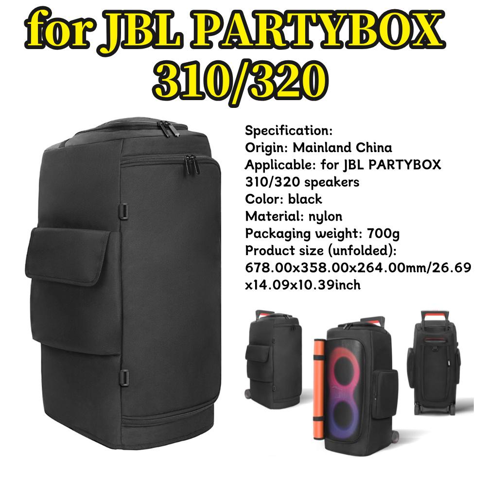 Lautsprecher-Staubschutz mit Mikrofon für JBL PARTYBOX 520 Tasche Wasserdicht Gepolsterte Lautsprecher-Schutzhülle für JBL Partybox 110