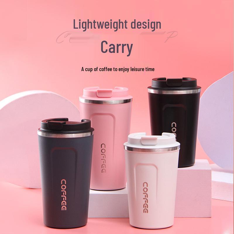 Stainless Steel Insulated Travel Mug - Portable Minimalist Design, Perfect Gift for Students