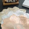 Lotus Dining Mat, Heat-resistant, Waterproof, Oil Proof, PVC Washable Insulation Mat, Hotel Restaurant Table Mat, Ins Wind