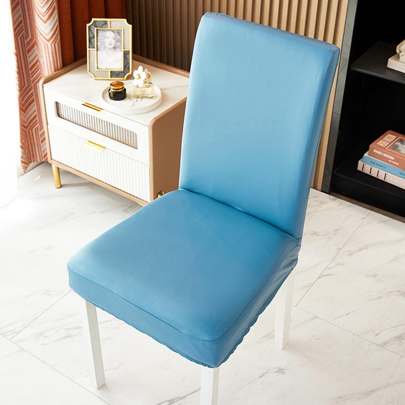 Technology Leather Waterproof and Oil-proof Chair Cover for Dining Table Seat Cover for Home Living Room Chair Cover