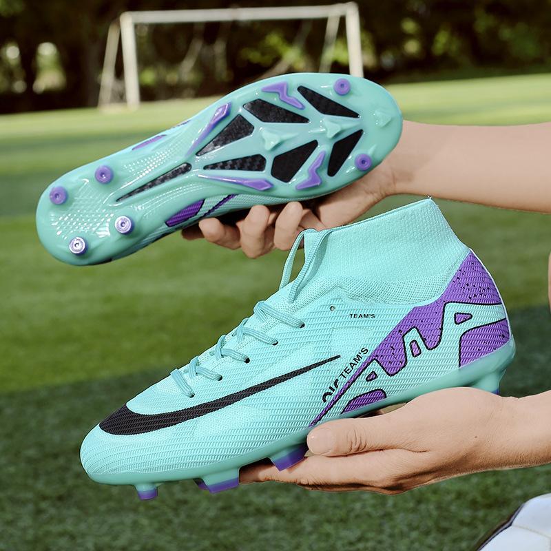 Thorn 15 Manufacturers Help 2025 Football Shoes Men's High-top Long and Short Nail-broken Sports Shoes Women