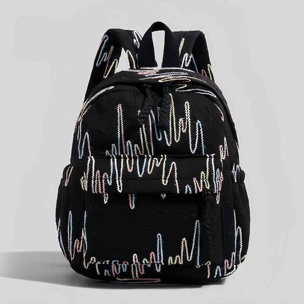 Girls Mini Backpack with Adjustable Shoulder Straps - Zipper Closure for School