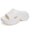 Women's Summer 2024 Height-Boosting Thick-Soled Outdoor Slippers with Squishy Feel for Versatile Wear