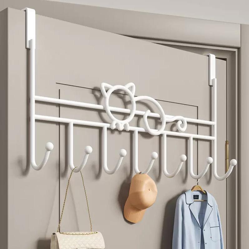 Katze & Wolke Herzförmiger Spurloser Über-Tür-Hakenständer