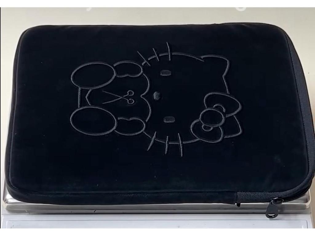 Korean Hello Kitty Style Embroidered Tablet & Laptop Storage Bag