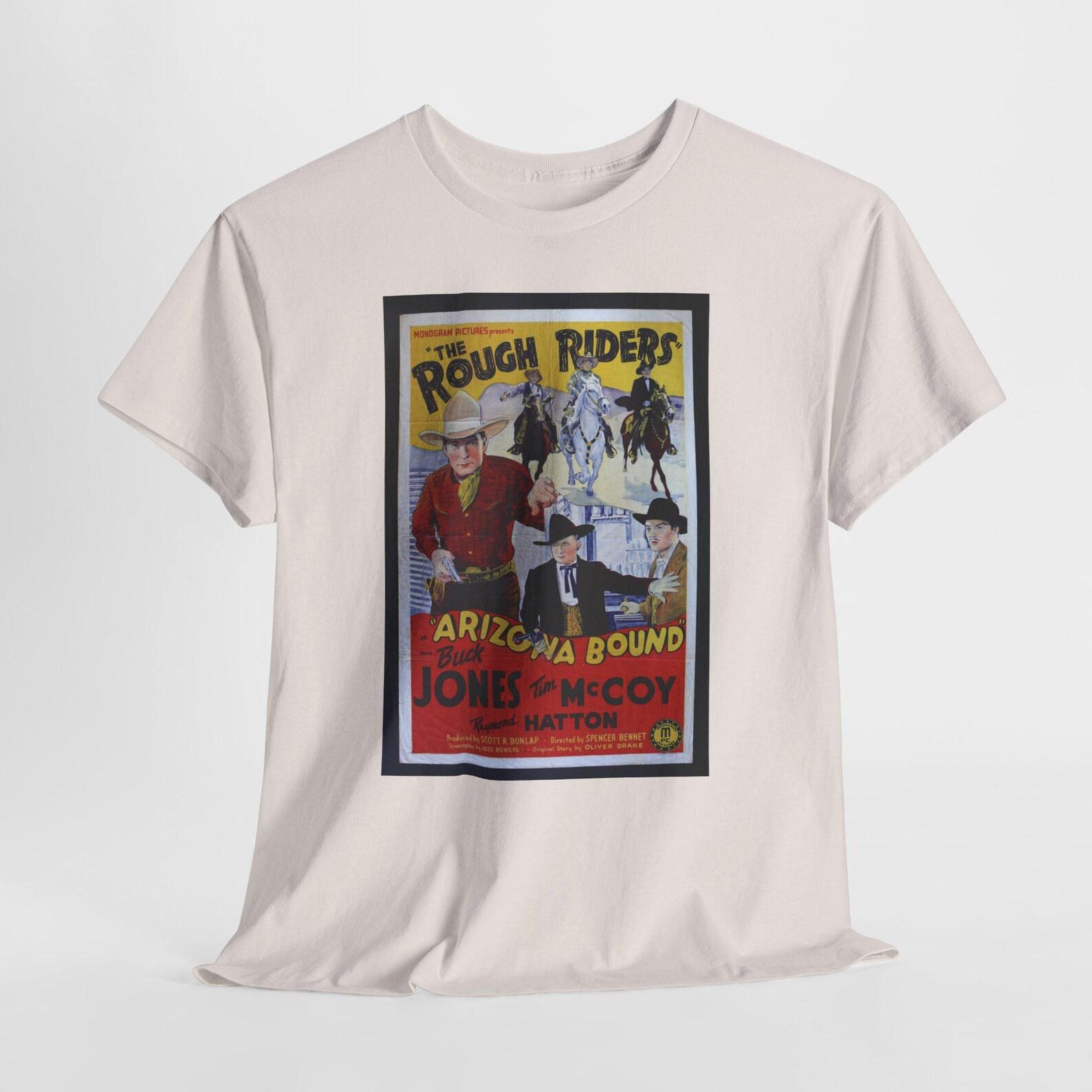 Western Rough Raiders Unisex Tee, Cowboy Graphic Shirt, Southwest Rodeo Apparel, Country Western Clothing, Cowboy Gift Idea XL
