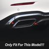 For Mercedes Benz C Class W206   Car Rear Tail Throat Muffler Decoration Frame Exhaust Pipe Sticker Exterior Accessories