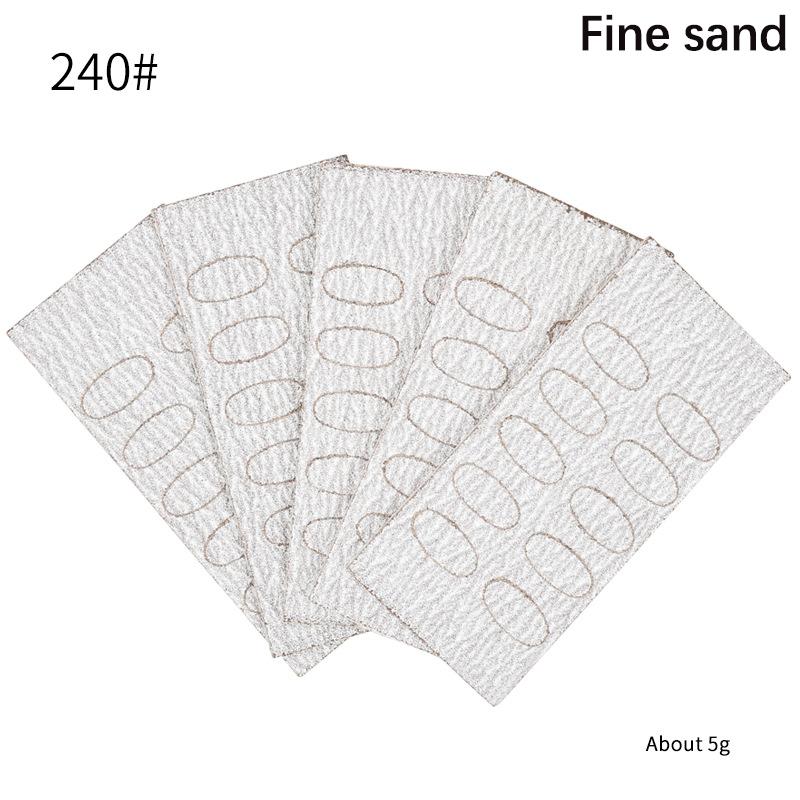 

50 шт. 100/240 Пушер для кутикулы для ногтей Самоклеящаяся песочная наждачная бумага для обрезки ногтей Предварительная полировка Инструмент для маникюра Fine sand