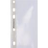 100 pochettes perforées - lisse - transparente - pour document a4 - exacompta