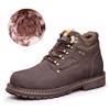 37-47 Large Size Foreign Trade Men's Martin Shoes Winter Fleece Warm Snow Boots Outdoor Hiking Tooling Shoes