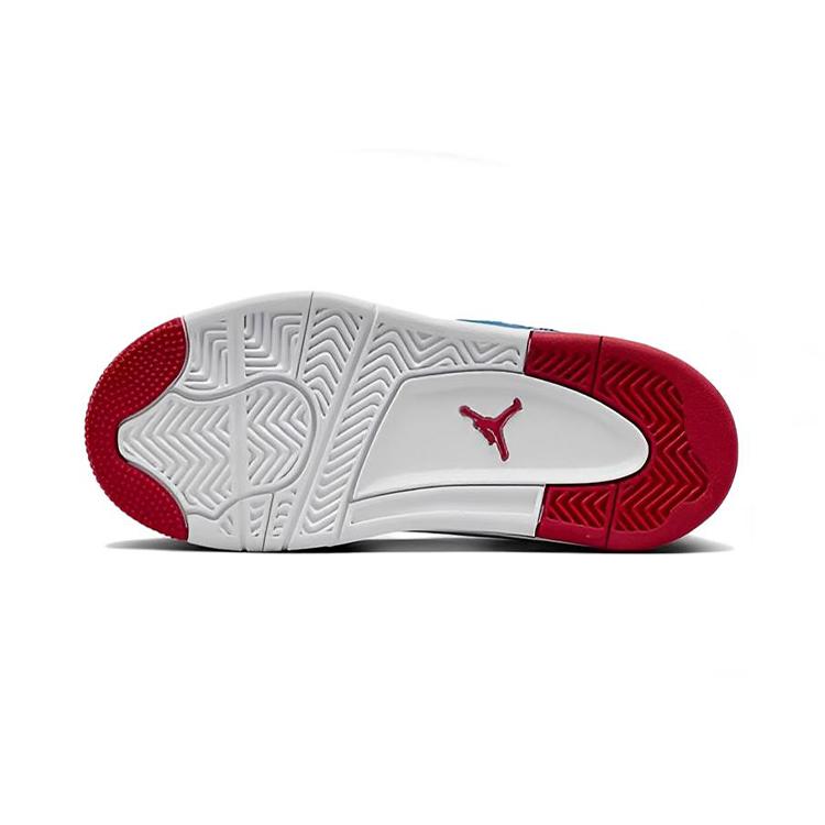 Air Jordan 4 Retro PreSchool 'Messy Room' (Unisex) French Blue / White / Gym Red / Pearl White / Chutney / Altitude Green Kids' Basketball Shoes