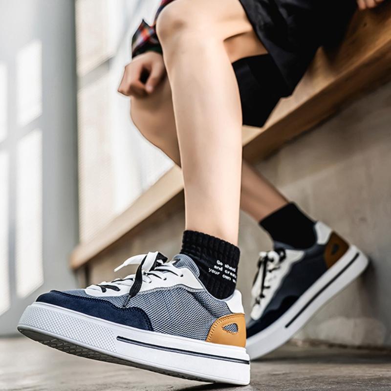 2025 Designer Men's Sneakers New Mesh Breathable Skateboard Shoes Outdoor Soft Bottom Non-slip Running Shoes Zapatos Para Hombre