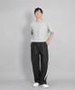 Seinteukeulu R-Neck Plain Short Sleeve Tee Brs-826 Melange Gray