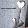 10Pcs Alloy Heart Curtain Clip Magnetic Closures Systems Eliminate Light Leaks Maintain Privacy Home Decoration