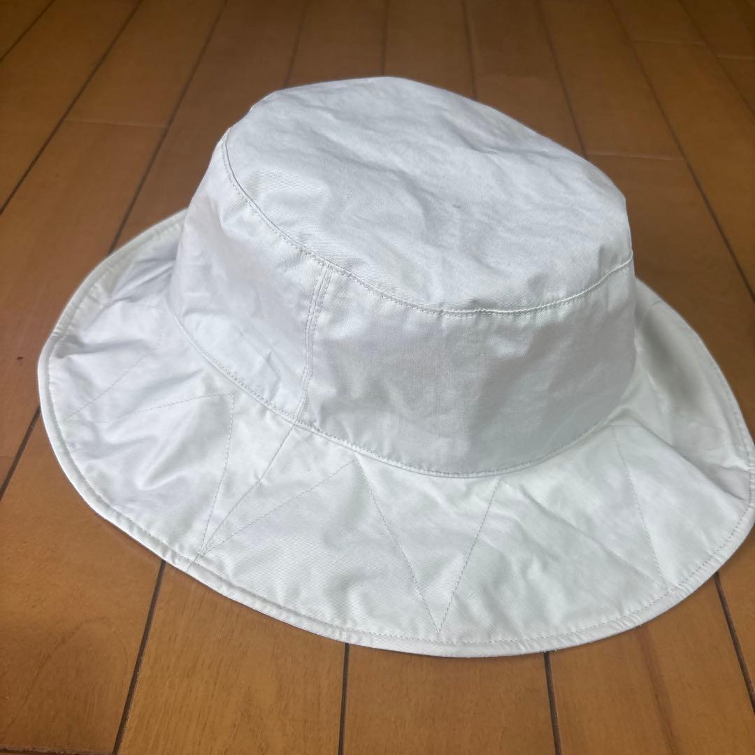 Used KIJIMA TAKAYUKI Bucket Hat White Size 2 Good Condition