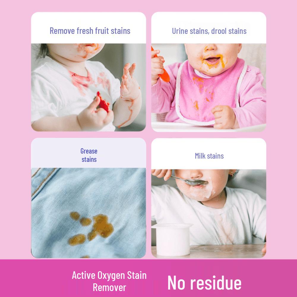 Rouxiao Oxygen Bleach Detergent for Stain Removal, Whitening, Yellowing Prevention, and Color Protection.