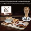 Silicone Coffee Tamper Mat Stainless Steel Coffee Powder Tamper for Coffee Lover