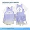 Unisex basketbalový dresový set s falešným dvoudílným designem