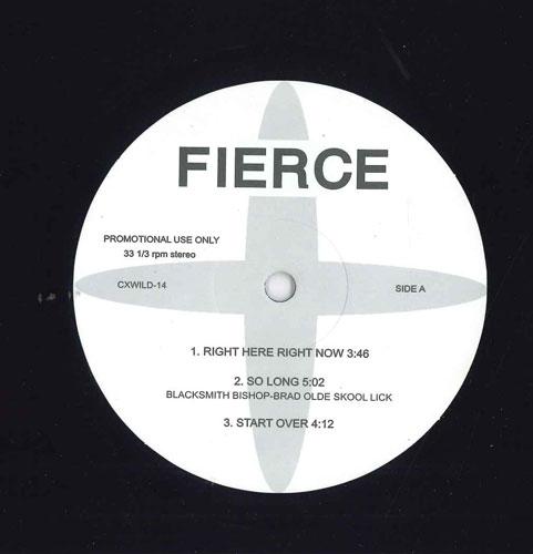 

12inch Record FIERCE Right Here Right Now CXWILD14 WILDSTAR Japan Rap HipHopRB Used