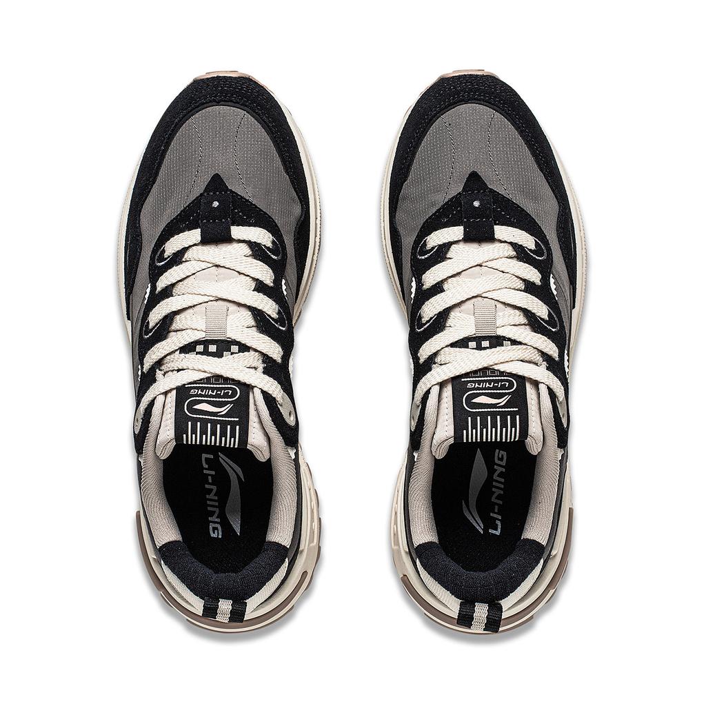 Li Ning Cheng Feng 2.0 Casual Versatile Non-Slip Wear-Resistant Low-Top Lifestyle Shoes Men Shoes Light-Gray AGCT307-6