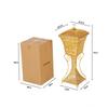 Chinese Gilded Hollow Out Incense Burner with Lid Iron Art Aromatherapy Charcoal Stove Saudi Arabia High-end Home Decor Ornament