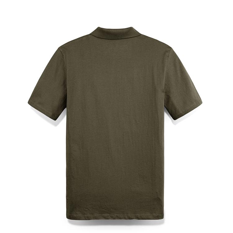 Timberland Outdoor Casual Loose Breathable Short Sleeve Polo Shirt Men Polo Shirts Army-Green A63YQ-A58