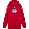 Puma Logo Hooded Long Sleeve Sweatshirt Men Sweatshirt Deep-Cherry 763941-01