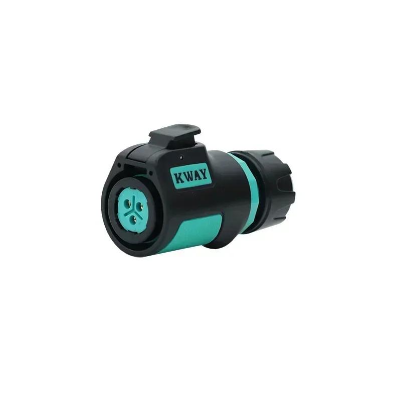 KWAY K20 M20 2 3 4 5 7 9 12 Pin Waterproof IP68 Connector Electro Mechanical Screen UAV Panel Aviation Female Plug Male Socket