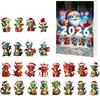 Creative Christmas Countdown Calendar Dragon Advent Calendars 2026, 24 Days with Party Favors 2D Acrylic Ornaments, Collectible Figures for Tree Home